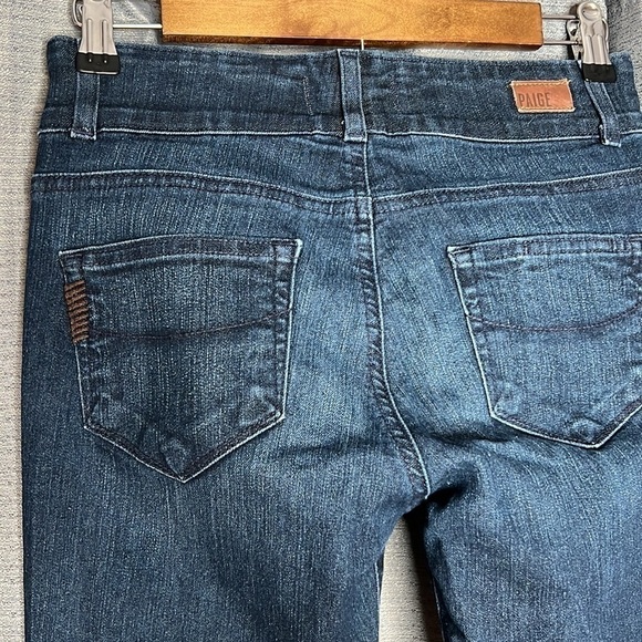 PAIGE HIDDEN HILLS STRAIGHT BLUE JEANS SIZE 26 - Picture 6 of 8